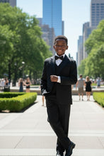 Little Tuxedos "Prodigy" Kids Dark Charcoal Tuxedo (5-Piece Set)