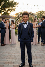 "Prodigy" Kids Navy Tuxedo (5-Piece Set)