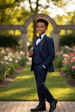 Little Tuxedos "Prodigy" Kids Navy Tuxedo (5-Piece Set)