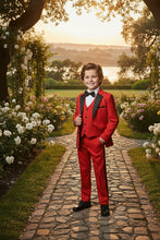 Little Tuxedos "Prodigy" Red Tuxedo (5-Piece Set)