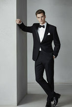 "London" Black Tuxedo Jacket (Separates)