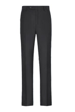 Mantoni "Ashton" Black Super 140s Wool Suit Pants