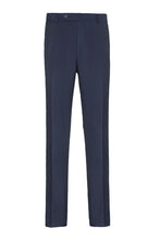 Mantoni "Ashton" Navy Super 140s Wool Suit Pants