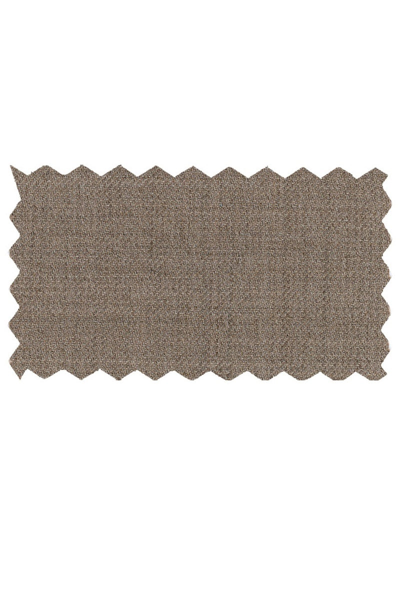 Mantoni "Ashton" Oatmeal Taupe Super 140s Wool Suit Pants