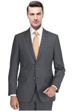 Mantoni Mantoni Grey Birdseye Suit (2-Piece Set)