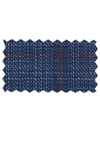 Mantoni Mantoni Light Blue Texture Windowpane Sports Jacket