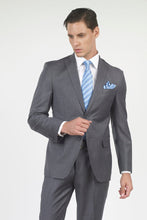 Mantoni Mantoni Solid Grey Suit (2-Piece Set)