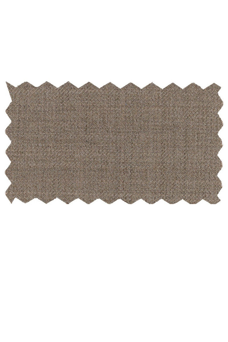 Mantoni Mantoni Solid Oatmeal Taupe Suit (2-Piece Set)