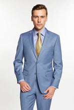 Mantoni Mantoni Solid Sky Blue Suit (2-Piece Set)