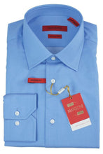 Mantoni "Orion" Medium Blue Laydown Dress Shirt