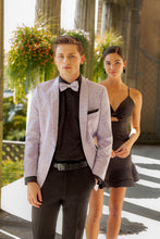 Mark of Distinction "Aries" Lilac Paisley Shawl Tuxedo Jacket (Separates)