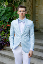 Mark of Distinction "Aries" Wedgewood Paisley Shawl Tuxedo Jacket (Separates)