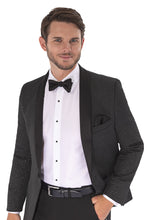 Mark of Distinction "Austin Diamond" Black Shawl Tuxedo Jacket (Separates)