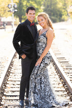 Mark of Distinction "Luxor" Black Velvet Tuxedo Jacket (Separates)