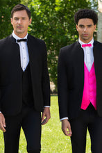 Mark of Distinction "Madrid" Black Mandarin Tuxedo Jacket (Separates)