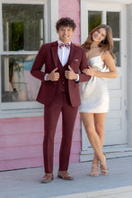 Mark of Distinction "Metro" Burgundy Suit Jacket (Separates)