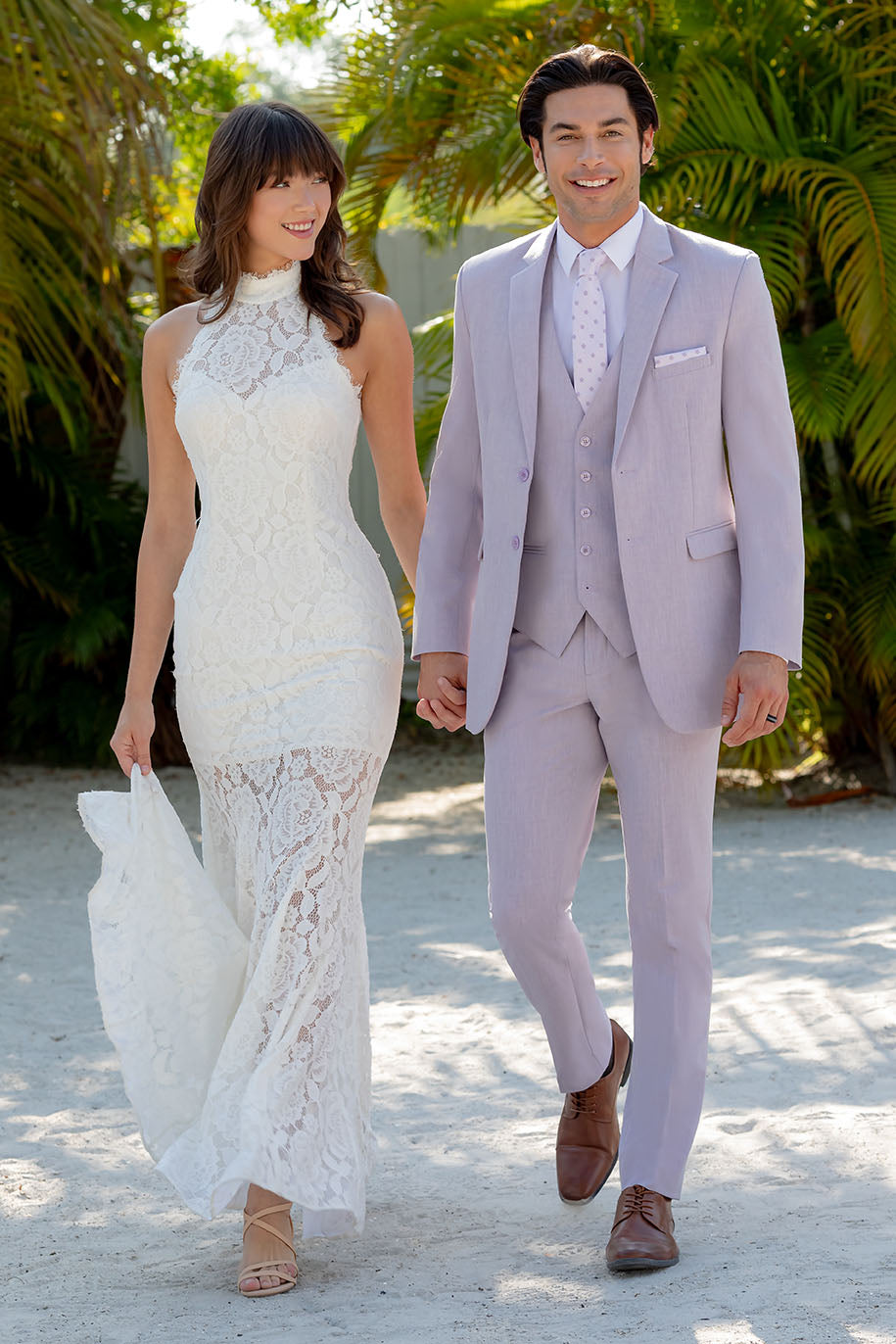 Mark of Distinction "Metro" Lavender Suit Jacket (Separates)