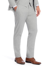 Mark of Distinction "Metro" Light Grey Luxury Wool Blend Suit Pants