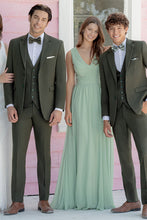 Mark of Distinction "Metro" Olive Suit Jacket (Separates)