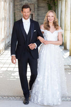 Mark of Distinction "Metro Peak" Black Tuxedo Jacket (Separates)