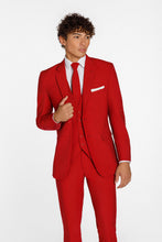 Mark of Distinction "Metro" Red Suit Jacket (Separates)