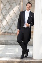 Mark of Distinction "Metro Tails" Peak Black Tailcoat Tuxedo Jacket (Separates)