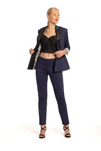 Mark of Distinction "Sophia" Navy Tuxedo Jacket (Separates)