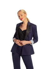 Mark of Distinction "Sophia" Navy Tuxedo Jacket (Separates)