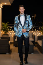 "Monte Carlo" Blue Tuxedo Jacket (Separates)