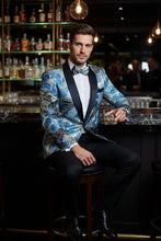"Monte Carlo" Blue Tuxedo Jacket (Separates)