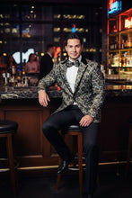 "Mystic" Black & Gold Blazer Jacket (Separates)