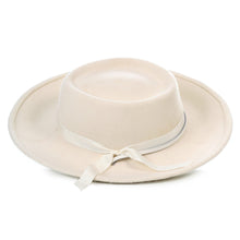 Off White Wide Brim Fedora - Earp - Ferrecci USA 