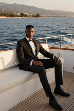 "Paris" Black 1-Button Shawl Tuxedo (2-Piece Set)