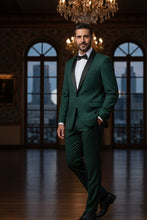 "Paris" Green 1-Button Shawl Tuxedo (2-Piece Set)