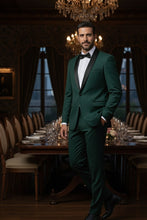 "Paris" Green 1-Button Shawl Tuxedo (2-Piece Set)