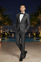 "Paris" Sharkskin 1-Button Shawl Tuxedo (2-Piece Set)