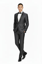 "Paris" Sharkskin 1-Button Shawl Tuxedo (2-Piece Set)