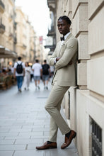 Pellagio Beige Textured Sports Jacket