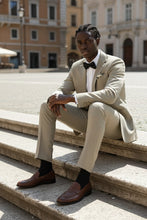 Pellagio Beige Textured Sports Jacket