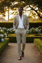 Pellagio Beige Textured Sports Jacket