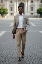 Pellagio Beige Windowpane Sports Jacket