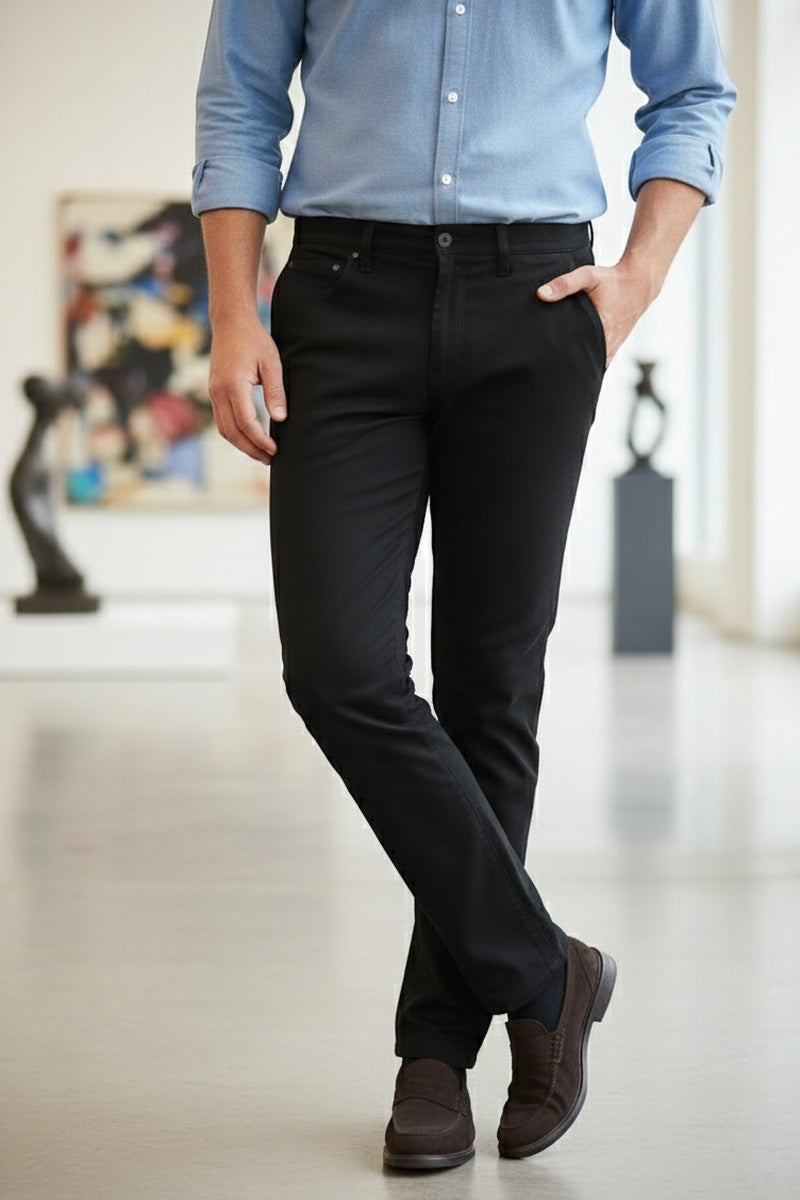 Pellagio Black Chino Pants