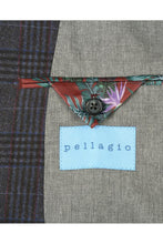 Pellagio Blue & Black Windowpane Sports Jacket