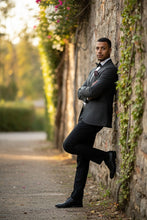 Pellagio Blue & Black Windowpane Sports Jacket