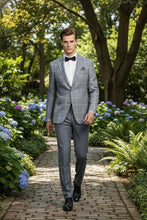 Pellagio Blue & White Windowpane Sports Jacket