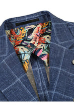 Pellagio Blue Windowpane Sports Jacket