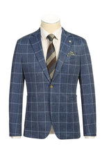 Pellagio Blue Windowpane Sports Jacket