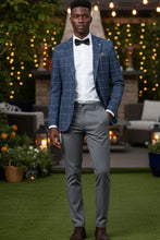 Pellagio Blue Windowpane Sports Jacket