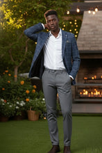 Pellagio Blue Windowpane Sports Jacket