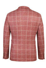Pellagio Crimson Windowpane Sports Jacket